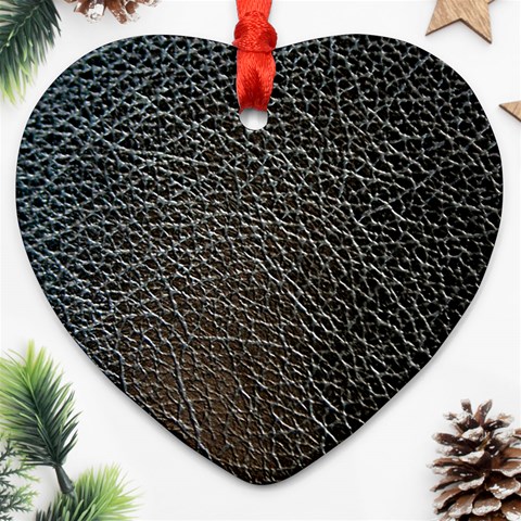Ll Black Snake Heart Ornament (Two Sides) from ArtsNow.com Front