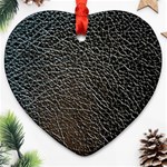 Ll Black Snake Heart Ornament (Two Sides)