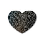 Ll Black Snake Rubber Coaster (Heart)