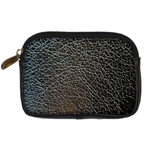 Ll Black Snake Digital Camera Leather Case from ArtsNow.com Front