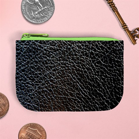 Ll Black Snake Mini Coin Purse from ArtsNow.com Front