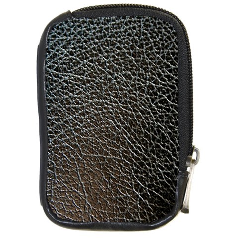 Ll Black Snake Compact Camera Leather Case from ArtsNow.com Front
