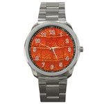 Ll Alligator Sport Metal Watch