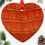 Ll Alligator Heart Ornament (Two Sides)