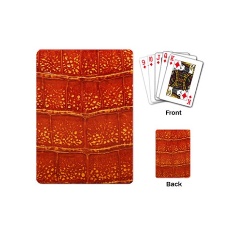 Ll Alligator Playing Cards (Mini) from ArtsNow.com Back