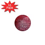 Ll Alligator Red 1  Mini Magnet (10 pack) 