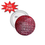 Ll Alligator Red 1.75  Button (100 pack) 