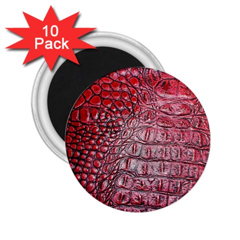Ll Alligator Red 2.25  Magnet (10 pack) from ArtsNow.com Front