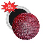 Ll Alligator Red 2.25  Magnet (10 pack)