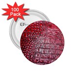 Ll Alligator Red 2.25  Button (100 pack)