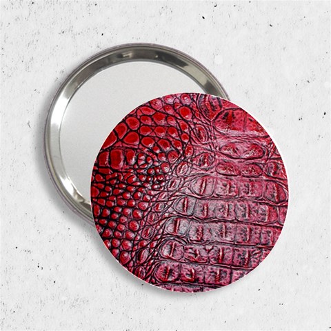 Ll Alligator Red 2.25  Handbag Mirror from ArtsNow.com Front