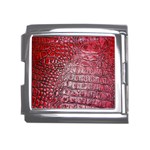 Ll Alligator Red Mega Link Italian Charm (18mm)