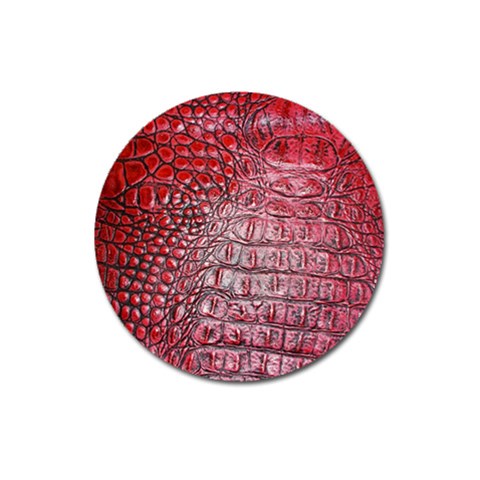 Ll Alligator Red Magnet 3  (Round) from ArtsNow.com Front