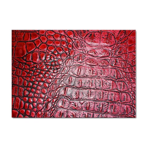 Ll Alligator Red Sticker A4 (10 pack) from ArtsNow.com Front