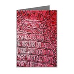 Ll Alligator Red Mini Greeting Card