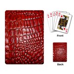 Ll Alligator Natural Color Playing Cards Single Design