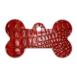 Ll Alligator Natural Color Dog Tag Bone (Two Sides)