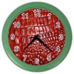 Ll Alligator Natural Color Color Wall Clock
