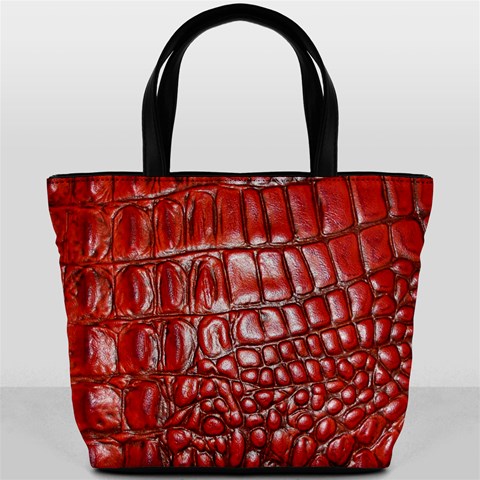 Ll Alligator Natural Color Bucket Bag from ArtsNow.com Front