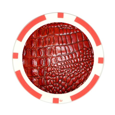 Ll Alligator Natural Color Poker Chip Card Guard (10 pack) from ArtsNow.com Front