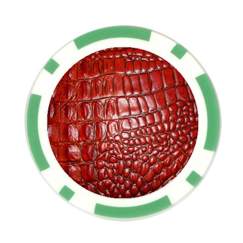 Ll Alligator Natural Color Poker Chip Card Guard (10 pack) from ArtsNow.com Front