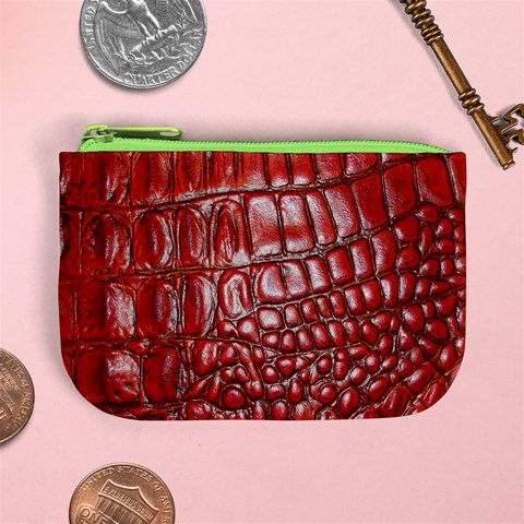 Ll Alligator Natural Color Mini Coin Purse from ArtsNow.com Front
