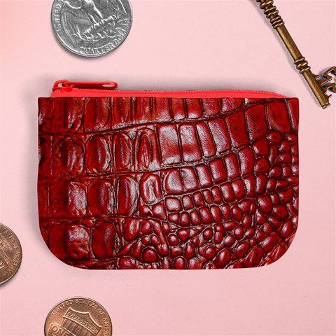 Ll Alligator Natural Color Mini Coin Purse from ArtsNow.com Front