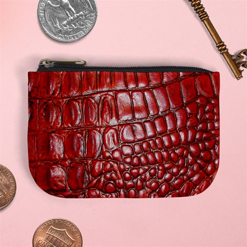 Ll Alligator Natural Color Mini Coin Purse from ArtsNow.com Front