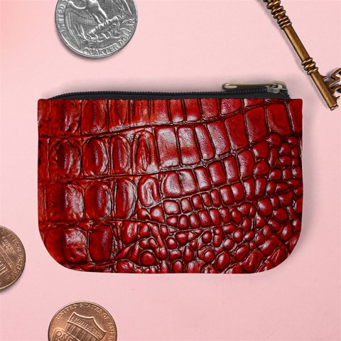 Ll Alligator Natural Color Mini Coin Purse from ArtsNow.com Back