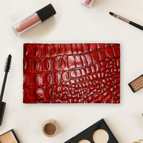 Ll Alligator Natural Color Cosmetic Bag (Medium) from ArtsNow.com Front