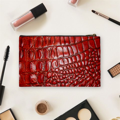 Ll Alligator Natural Color Cosmetic Bag (Medium) from ArtsNow.com Back