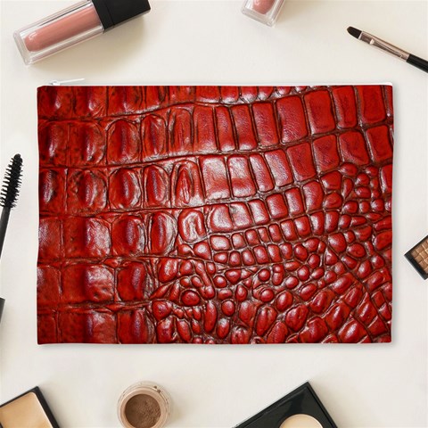 Ll Alligator Natural Color Cosmetic Bag (XL) from ArtsNow.com Front