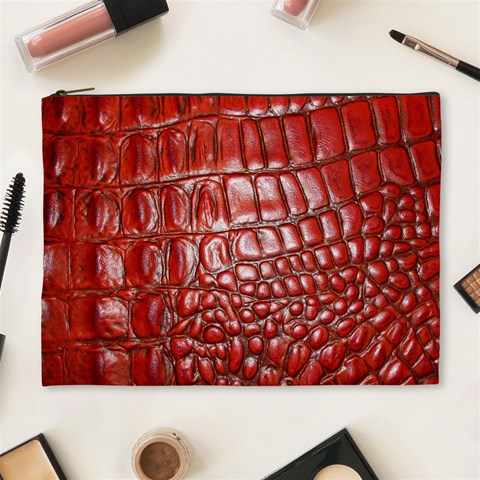 Ll Alligator Natural Color Cosmetic Bag (XL) from ArtsNow.com Front