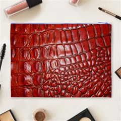 Ll Alligator Natural Color Cosmetic Bag (XL) from ArtsNow.com Back